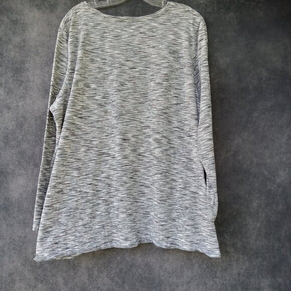 Pure Jill Women's J. Jill Marled Gray Tunic Sweater Size 3X Sustainable Modest - Picture 4 of 4